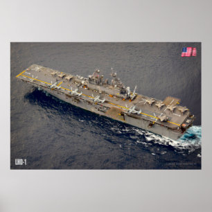 AMPHIBIOUS ASSAULT SHIP – LHD-1 POSTER