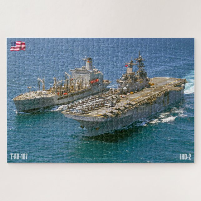 AMPHIBIOUS ASSAULT SHIP – LHD 2 (20x30 INCH) Jigsaw Puzzle (Horizontal)