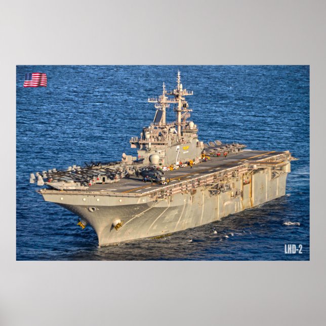 AMPHIBIOUS ASSAULT SHIP – LHD-2 POSTER (Front)
