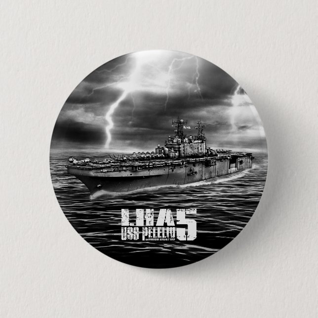 Amphibious assault ship Peleliu Button (Front)