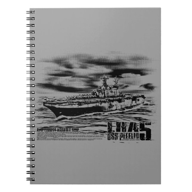 Amphibious assault ship Peleliu Fuji notebook (Front)
