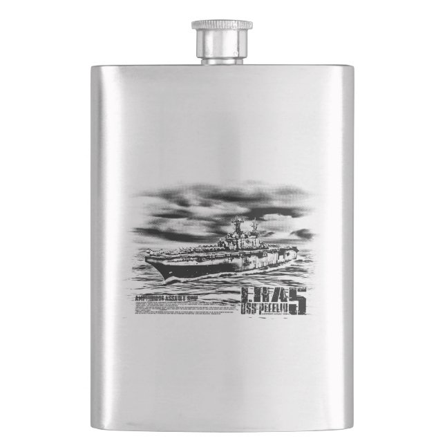 Amphibious assault ship Peleliu Pioc flask (Front)