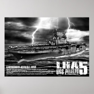 Amphibious assault ship Peleliu Print