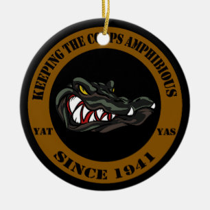 Amphibious Since 1941 Ceramic Tree Decoration