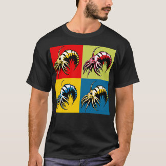 Amphipod Sponge Art Cool Underwater T-Shirt