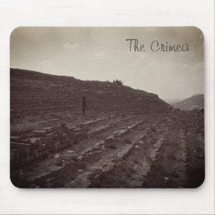 Amphitheater Limestone Quarry in the Crimea Mouse Mat