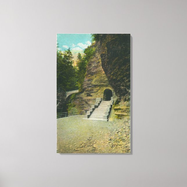 Amphitheatre Entrance View Canvas Print (Front)