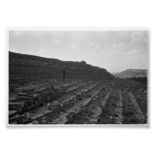 Amphitheatre Limestone Quarry in the Crimea Photo Print