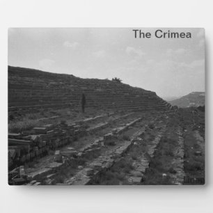 Amphitheatre Limestone Quarry in the Crimea Plaque