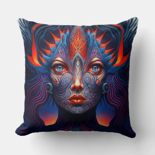Amphitrite - Goddess Of Water Throw Pillow 