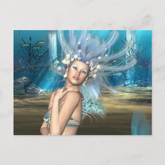 Amphitrite Mermaid Postcard (Front)