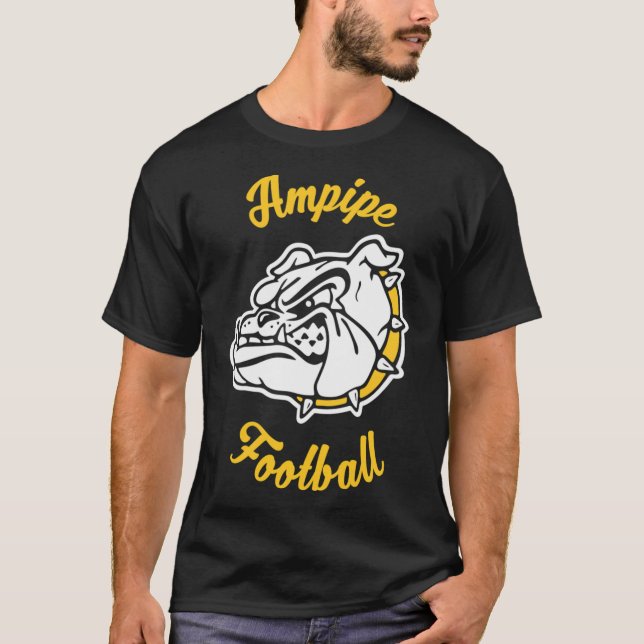Ampipe High School Bulldogs Mascot T-Shirt (Front)