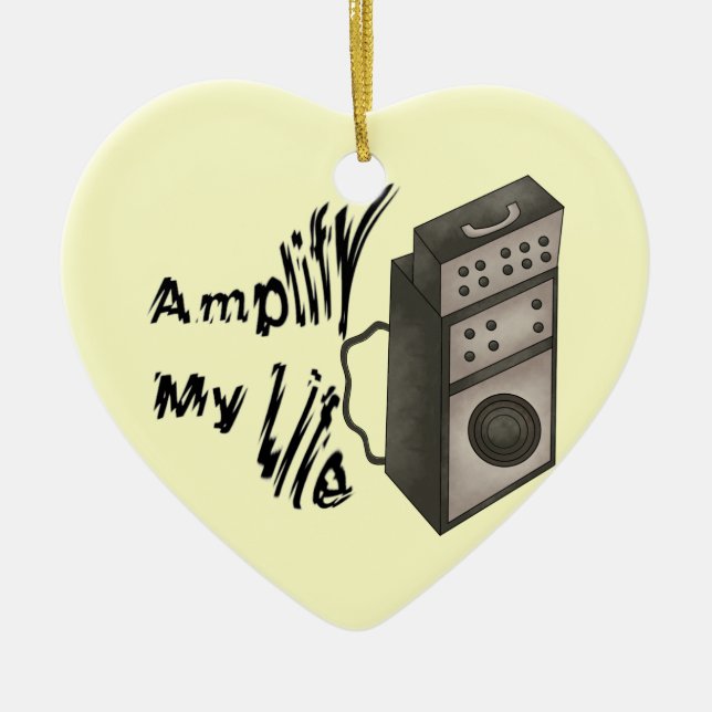 Amplify My Life Ceramic Tree Decoration (Front)