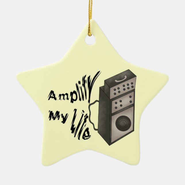 Amplify My Life Ceramic Tree Decoration (Front)