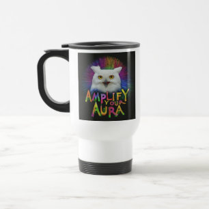 "Amplify Your Aura" Travel Coffee Mug