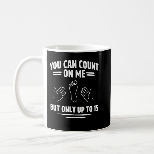 Amputee Humour Count Leg Arm Funny Recovery Gifts Coffee Mug (Left)