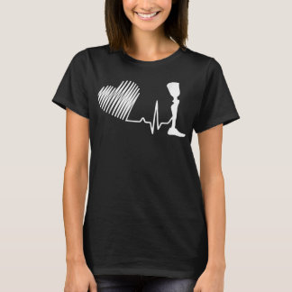 Amputee Humour Heartbeat Leg Arm Funny Recovery Gi T-Shirt