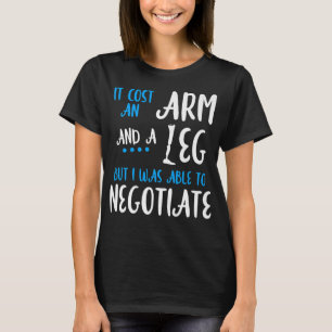 Amputee Humour Leg Arm Funny Recovery Premium  T-Shirt