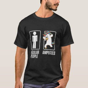 Amputee Humour Unicorn Leg Arm Funny Recovery T-Shirt