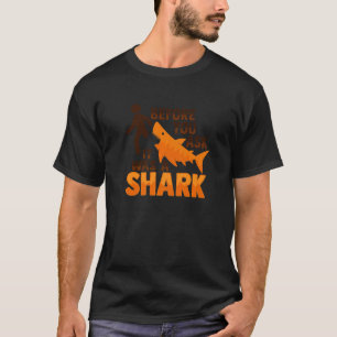 Amputee Joke Leg Prosthetic Shark Design for a Leg T-Shirt
