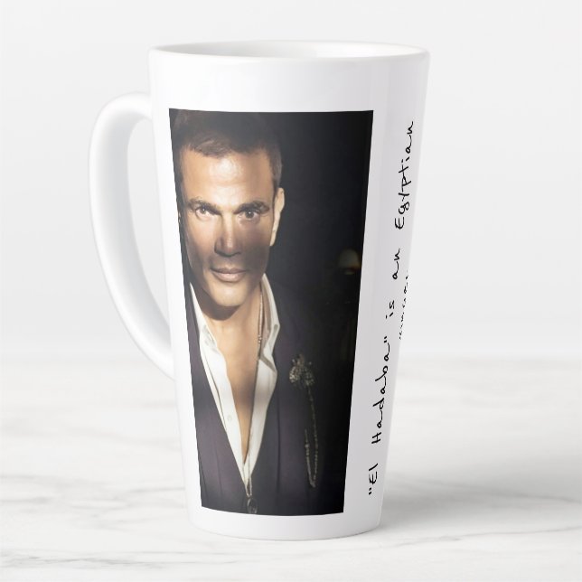 Amr Diab Latte Mug (Left Angle)