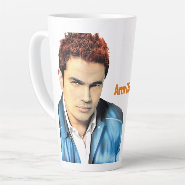 Amr Diab Latte Mug (Left Angle)