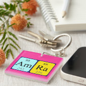 Amra periodic table name keyring (Front Right)