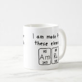 Amra periodic table name mug (Front Right)