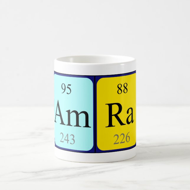 Amra periodic table name mug (Center)