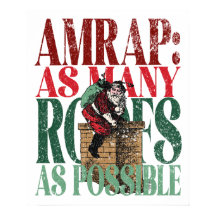 AMRAP Fun Christmas Version of Fitness Terms