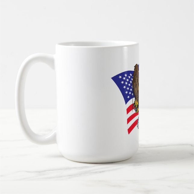 Amrican Bald Eagle Coffee Mug (Left)