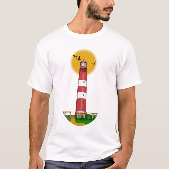 Amrum Lighthouse Germany T-Shirt (Front)