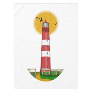 Amrum Lighthouse Germany Tablecloth