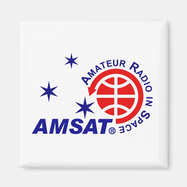 AMSAT Logo Magnet (Front)
