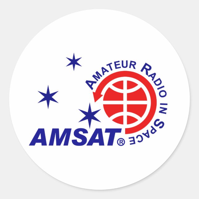 AMSAT Logo Sticker (Front)
