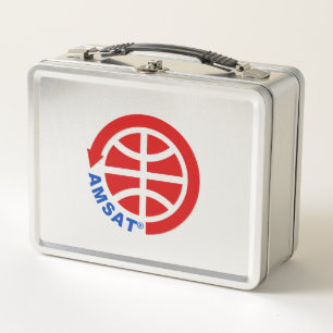 AMSAT Round Logo Metal Lunchbox