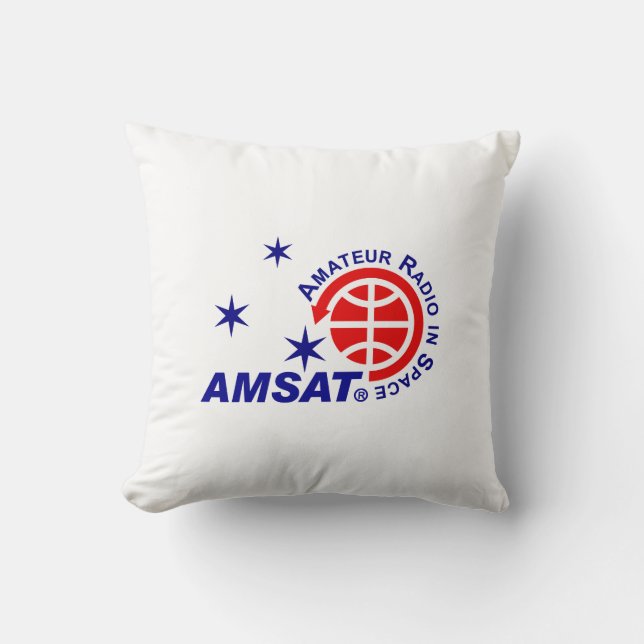 AMSAT Throw Pillow (Front)