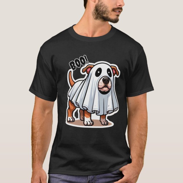 AmStaff Ghost Costume T-Shirt (Front)