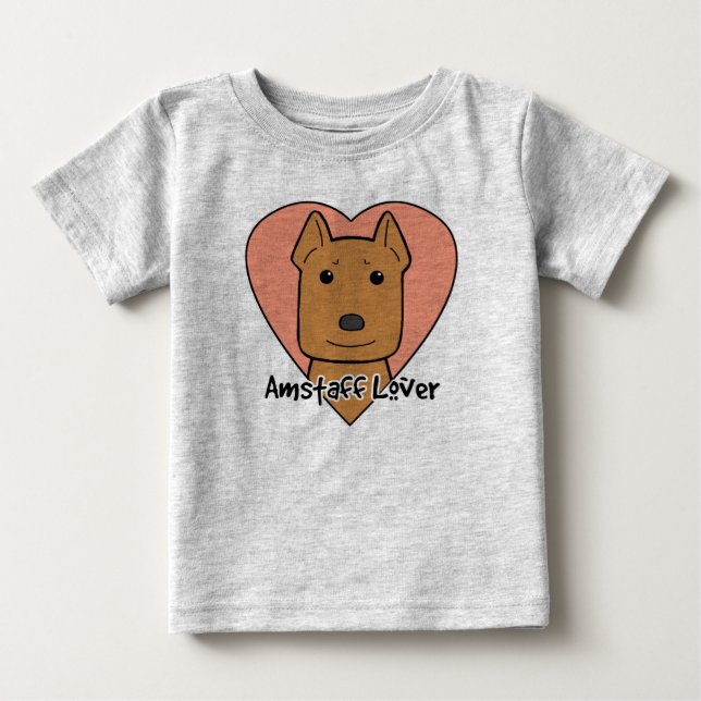 Amstaff Lover Baby T-Shirt (Front)