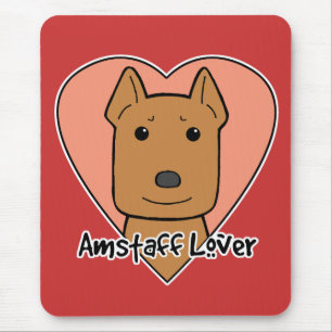 Amstaff Lover Mouse Mat