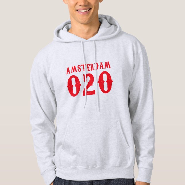 Amsterdam 020   hoodie (Front)