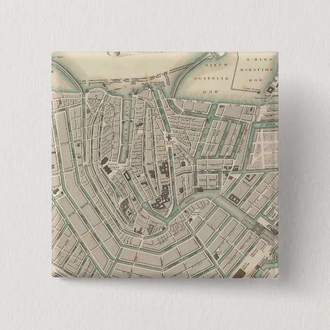 Amsterdam 2 15 cm square badge (Front)