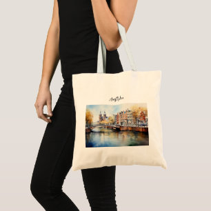 Amsterdam- Artistic Charm of the Dutch City Tote Bag