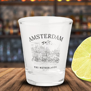Amsterdam Beautiful Landscape Shot Glass