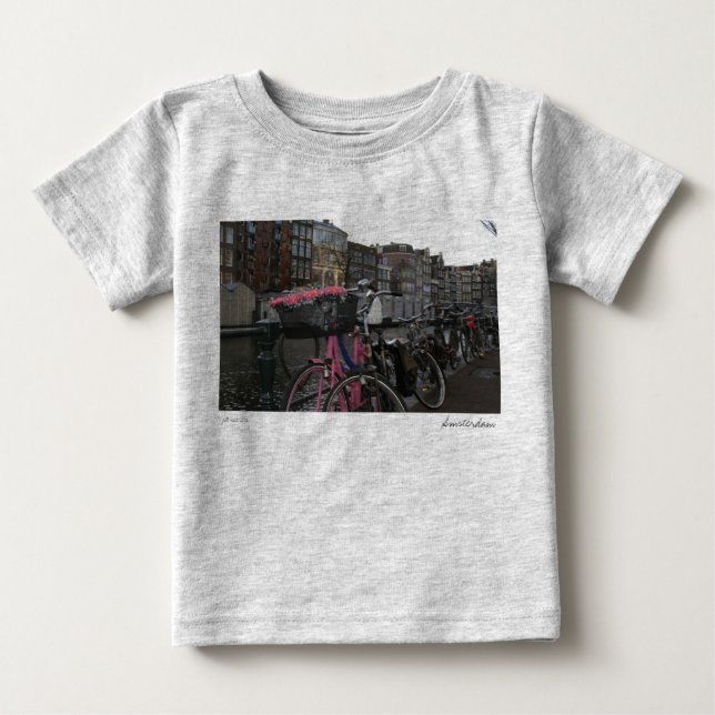 Amsterdam bicycle baby T-Shirt (Front)