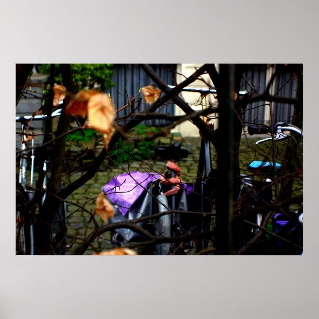 Amsterdam Bikes Poster (Front)