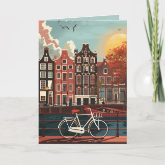 Amsterdam Canal Houses Card