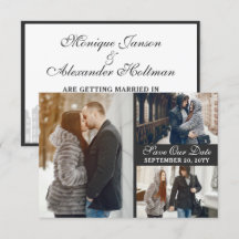 Amsterdam Canal Houses Dutch Save The Date Card