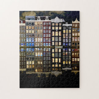 Amsterdam canal houses jigsaw puzzle