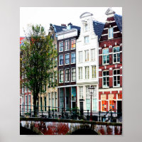 Amsterdam Canal Houses Photo